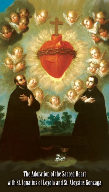 Saints Aloysius Gonzaga & Ignatius of Loyola Prayer Card-PATRON OF STUDENTS